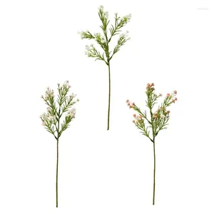 Dekoracyjne kwiaty wykwintne sztuczne bukiet gipsophila gałąź na stolik 95
