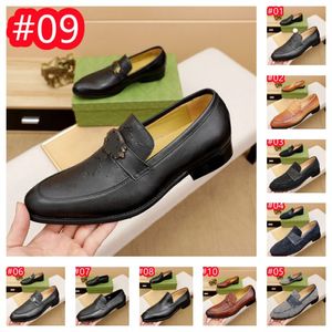 10 Model Summer Autumn New Breattable British Style Business Designer Luxury Dress Shoes Man äkta läder Derby Men Shoe Leather Footwear Size US 6.5-12