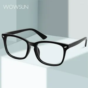 Солнцезащитные очки рамы Wowsun Blue Light Blocking Ocleses Anti -Eye Comment (лучше сна) компьютер UV400 Прозрачный объектив 107