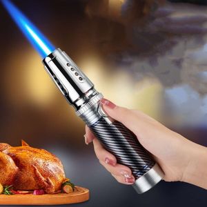 Outdoor Windproof Turbo Torch 360 ﾰ Butan Butan Flame Butan Butan Bez gazu Błosto BBQ