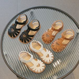 Kids Sandals 아기 신발 짜기 여자 디자이너 키드 블랙 핑크 유아 유아 어린이 사막 신발 O8an#