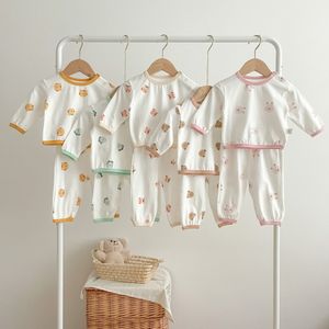 Bebek Giyim Setleri İç çamaşırı Seti Toddler Kıyafetler Erkek Terzi Sevimli Kış Spor Takım Moda Çocuklar Giysileri 0-4 Yıl H34U#