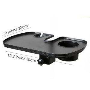 Stand Microphone Stand Tray Sound Card Tray Justerbar kopp Hållare Utility Lagringshyllfäste för musikplåt Gitarr Tillbehör Tuner