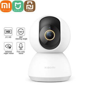 Telecamere Xiaomi Mijia 1296p Ultra HD 2K Smart IP Camera IP WiFi PantIlt 360 ° WebCam Web Security Monitor Baby Monitor Visione notturna per Mihome App