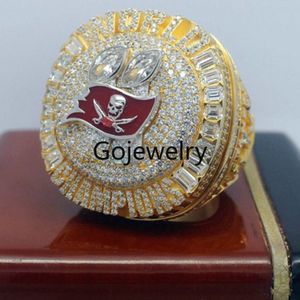 Luxury 2020-2023 Super Bowl Championship Ring Designer 14K Gold Football Champions Pierścienie gwiazda Diamond Sport Biżuteria dla męskich kobiet