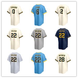 Maglie da baseball personalizzate uomini donne giovani 24 William Contreras 99 Gary Sanchez 9 Jake Bauers 15 Oliver Dunn 12 Rhys Hoskins 14 Andruw Monasterio 3 Joey Ortiz