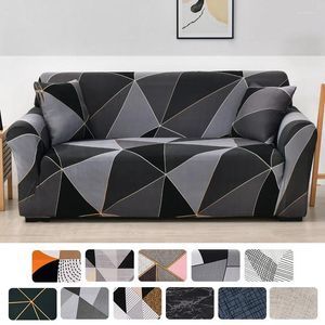 Chair Covers 1pc Geometry Sofa For Living Room Elastic Cover Corner Couch Slipcovers Furniture Protector