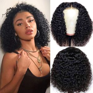 2024 Alta qualidade 26 polegadas Centro Comprimento de despedida perucas Hot Sale Black Small Wavy Hair Atacado Europa Europa America Fashion Front Rose líquida Média Curly Wig