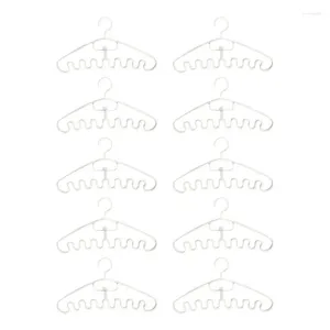 Appendiali crimpatura cappotto da 10 pezzi vestiti con 7 canotti ondulati Organizzatore di canotte per camicia per giubbotti