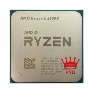 CPUS AMD Ryzen 5 3500x R5 3500x 3,6 GHz SixCore Sixthread Processador CPU 7nm 65W L3 = 32m 100000000158 Soquete AM4 sem ventilador