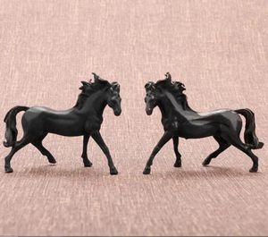 Decorative Figurines Painted Cast Copper Horse Small Ornaments Pure War Ma Chengcheng Crafts Home Opening Gift Decorations