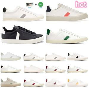 Top Sneakers de Vejaon Men White 2005 French Brasil Green Earth Green Low Carbon Life v Organic Cotton Flats Sneakers Shoes Women Classic Designer Shoes 586