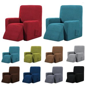 Stuhlabdeckungen dicker Liegeabdeckung Nicht-rutsches Polar-Fleece-Single-Sofa für Wohnzimmer Lazy Boy entspannender Sessel Sessel Slipper Covers