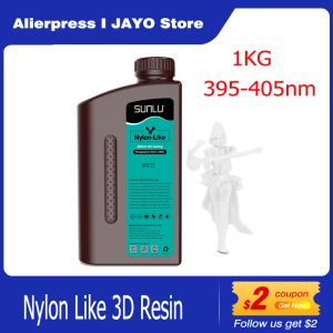 Mäuse Sunlu/Jay0 Nylon wie 1 kg 395405nm UV Lichthärtung 3D -Druckflüssigkeit Photopolymerharz für 2K 4K 6K 8K LCD/DLP/SLA 3D -Drucker