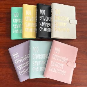 Notebooks 100 Envelope Challenge Binder Easy And Fun Way To Save Money Challenge Couple Challenge Binder Budget Binder With Cash Envelopes