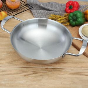 PANS PANTELA BREAFOOD POT MINI CLÁSSICO DE AÇO INoxual de Aço Anterior da Ferramenta de cozinha portátil de cozinha portátil