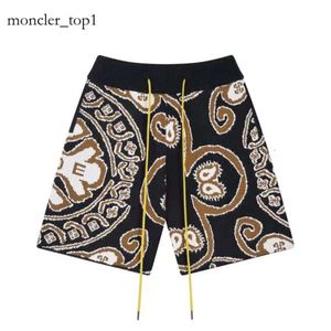 RHUDE Shorts Designer Männer Shorts Rhude Logo Druck unhöflich Jacquard Strick Wolle Freizeit Shorts Männer Frauen Sport Shorts Home Hosen Urlaub Freizeit Shorts S-XL 5941