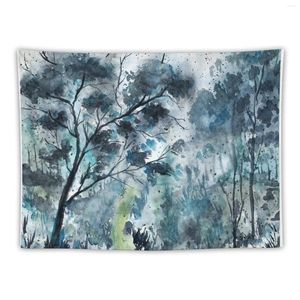 Tapestries Blue Forest Tapestry House Decoration Home Decor Aesthetic Room Decorations Bed