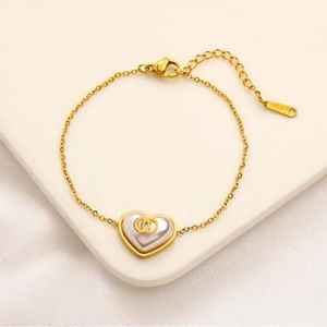 18K Gold Chain Bracelets Women Link Chains Designer Stainless Steel Choker Pendant Chain Womens Gift Plated Letter Jewelry Accessories Adjustable Love