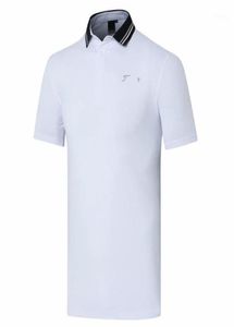 Yeni Erkekler Kısa Kollu Golf Tshirt 4 Renk Erkekler Spor Golf Giysileri SXXL Seçim Titl Leisure Shirt195072035973311