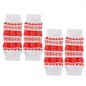 Dog Apparel 4 Pcs Leg Protect Brace Accessories Small Dogs Compression Leggings Knee Pads