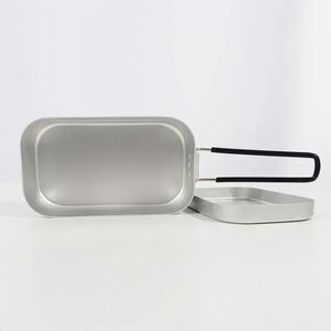 Erwachsene Outdoor -Ausflug Camping Kochen Artefakt Aluminium Lunchbox Reisen tragbare japanische Lunchbox