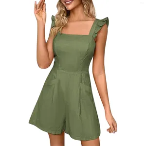 Casual Dresses Women's Summer Cutout Dress Sleeveless A-Line Layed Swing Tank Top Beach Vacation Vestidos Verano Moda