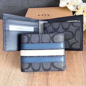 10A Designer Bag Mini Purses Short Wallet Luxury Sacoche Stripe Key Pouch Womens Mens präglade lädermynt Package Cardholder Keychain Fallow