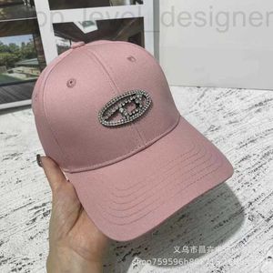 Ball Caps Designer coreano Fashion Rhinestone Baseball Cap Leisure Versatile Hard Top Ins Lingua R1tj