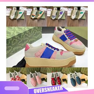 Designers Tennis 1977 tênis de luxo sapatos de lona de luxo bEIGE Blue Shoe Ace Borracha Sole bordada Sneaker vintage 36-45 Classic Green Brown 2024