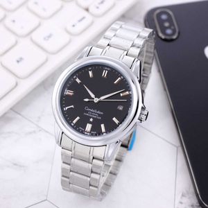 Designer Watch Fashion mechanical with 3 needles circular calendar fashionable mens Oujia series watch