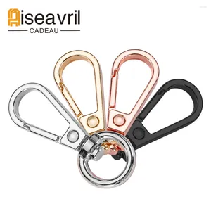 Portachiavi da 5 pcs in metallo fermagli girate o-ring gancio a scatto gancio per gancio per gancio per cinghia in pelle cinghia cinghia cinghia keychain all'ingrosso