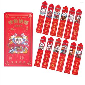 Gift Wrap Mysterious Box Lucky Draw Red Envelope 12 Funny Rabbits Money Spring Festival