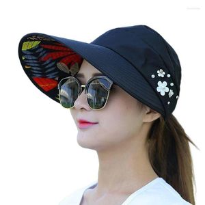 قبعات واسعة الحافة الإناث قابلة للطي قبعة شمس مضادة للانقراطيات غير الرسمية في الهواء الطلق من الصديق للعائلة الجيران هدية