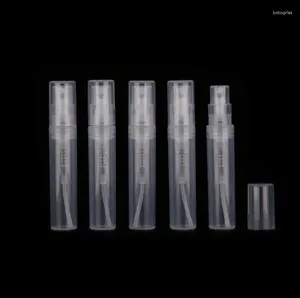 収納ボトル5000pcs/lot 2ml 3ml 5ml空のプラスチックスプレー香水ボトルバイアルサンプル透明アトマイザーチューブSN1810