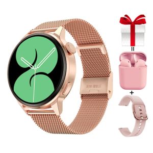 Orologio Women Smart Watch NFC GPS Tracker Waterproof IP68 Risposta Chiamata Schermata Schermo password Protezione ECG Monitoraggio della frequenza cardiaca Smartwatch