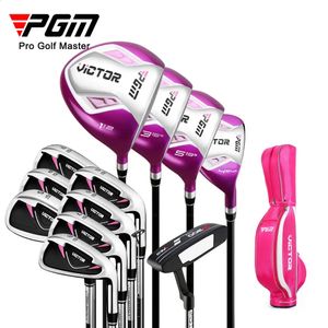 PGM Womens Golf Clubs Sets Carbon Shaft Rod Cutter Wedges Golf Putter Lady beginner Golf Clubs golf accessories LTG007 240326