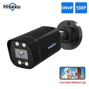 カメラHiseeu 5MP AHD CCTVカメラナイトビジョン1080p屋外セキュリティアナログカム2Kビデオ監視弾丸カメラAHD DVRシステム用