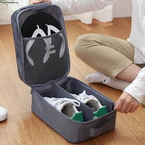 Storage Bags 1PC Gray Black Cyan Portable Travel Shoe Bag Waterproof Fashion Luggage Multifunction Accessories