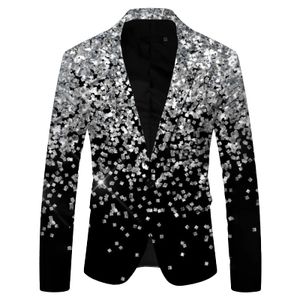 Scialcini da uomo Disegni blazer lapel più paillettes giacca DJ club cantante vestiti per cantieri nightclub giacca per feste per matrimoni 240401