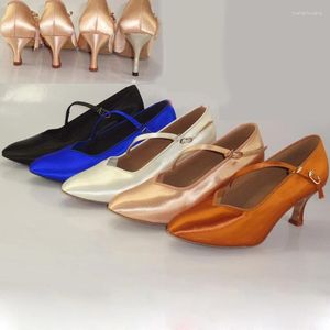 Dance Shoes The Most Latin Wholesale Customization 30 Days Delivery Women Modern Annalisa Series Ballroom Blue Satin