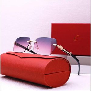 Designer Carttier Fashion Mens agent persona library decline Designer Sunglasses Outdoor Shades Classic Lady Sun glasses for Women Luxury Eyewear Mix Color