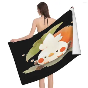 Pássaro de toalha relaxante 80x130cm Banho-absorvente de água adequado para o padrão personalizado do banheiro