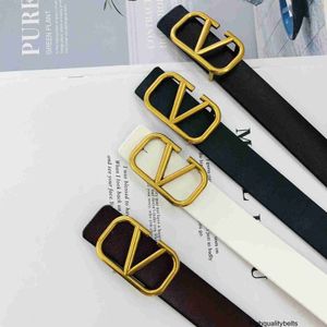 الحزام الجلدي المصمم V-Home للنساء ينطبق على حزام زخرفة الحزام الرقيق على طراز Valentino