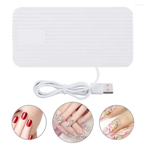 Nageltrockner 27 W UV LED LAMP LISH HSHERNUNG MIT USB -Kabel 9 Perlen Leichter Trockner für Fingernagel -Heim Salon Verwendung