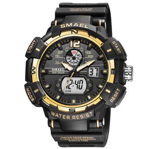 Sports Watches Small Watertight Quartz Digital Led Ba Light Stopwatch 8045 Men039s Military6787238