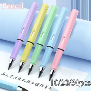 Pencils 10/20/50pcs No Ink Eternal HB Pencil Infinite Writing Inkless Pen LongLasting Art Sketch Painting Tool Durable Student Supplies