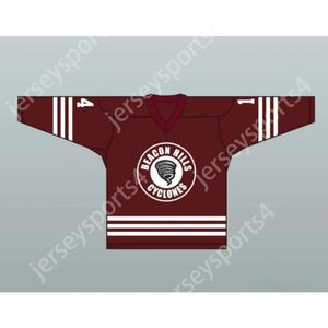 GDSIR Custom Isaac Lahey 14 Beacon Hills Siklonlar Hokey Jersey Teen Wolf TV Seriestop ED S-M-L-XL-XXL-3XL-4XL-5XL-6XL