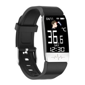 Watches T1 Smart Watch Temperatura ciała EKG STWIENKI STATK MONITOR TEART RATURA MISC Control Sport Smartwatch na iOS Android