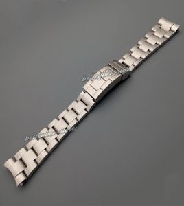 20mm Yeni Gümüş Fırçalanmış Paslanmaz Çelik Kavisli Uç Saat Band Strap Sheap Bilezikler ROL/Sub Vine Watch 4890845